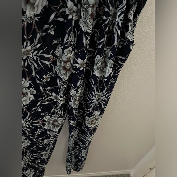 Emma jumpsuit romper elastic waist front pockets S/M - Picture 7 of 7